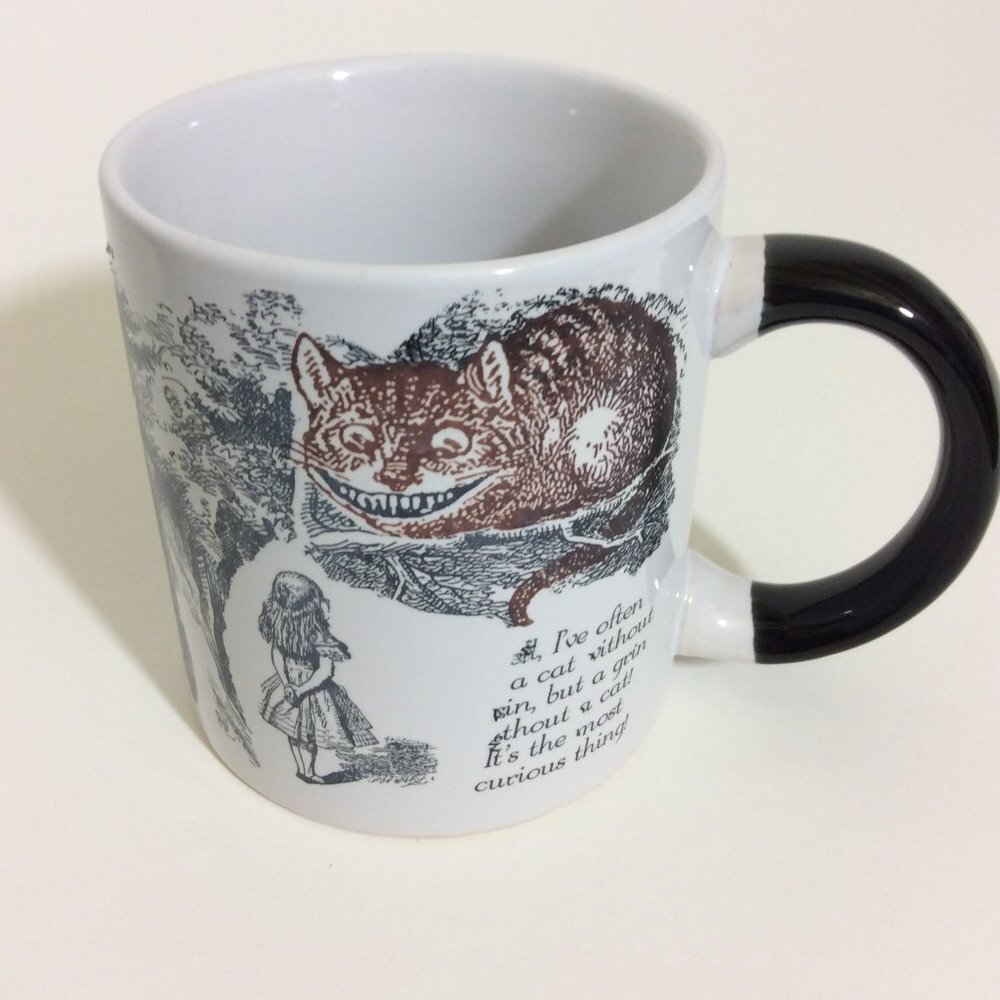 UNEMPLOYED Philosophers Guild Coffee Mug Cup Alice in Wonderland 10 Oz
